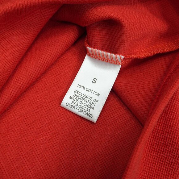 Mixed Emotion Red Signature Button up - Picture 9 of 10